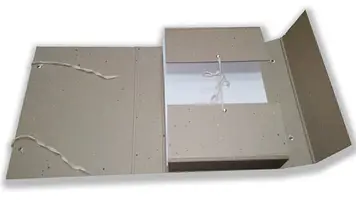 Папка-короб на зав'язках 90 мм ЮТЕК